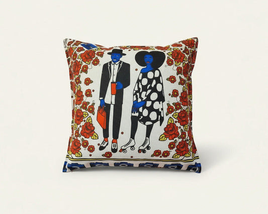 White Wedding Pillow Cover