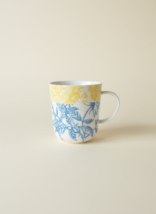 Yellow and Blue Mug