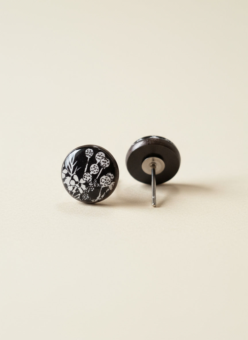 Pen and Ink Fynbos Studs