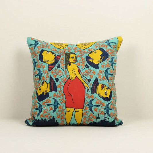 4 Guys Light Green Pillow Case