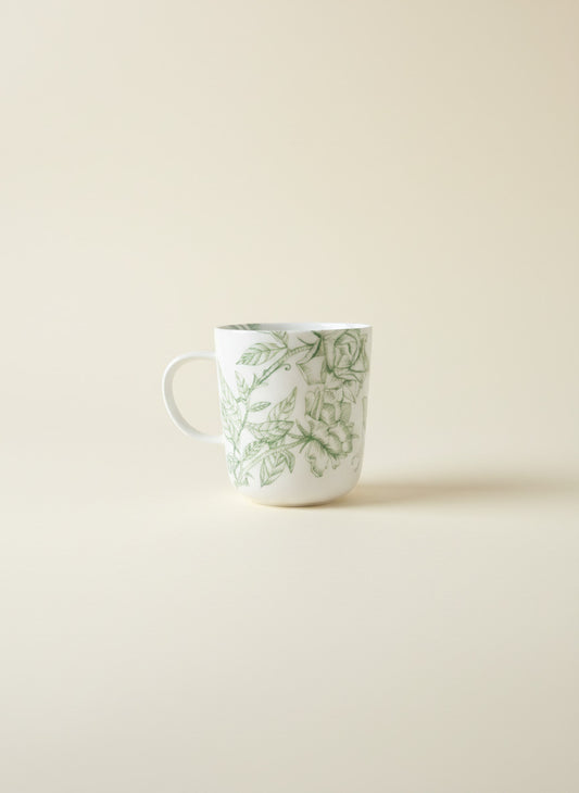 Green Roses Mug