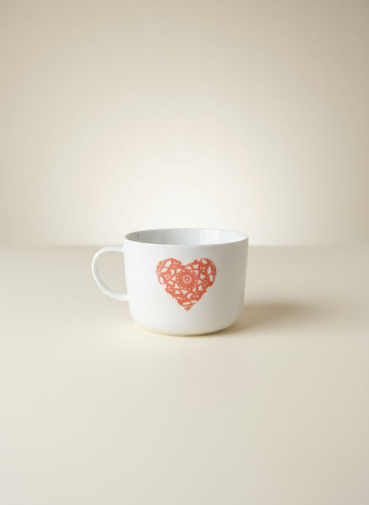 Red Heart Fat Cup