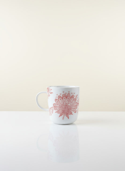Red Flowers Mug