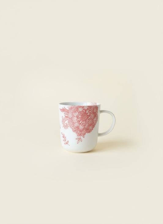 Red Flowers Mug